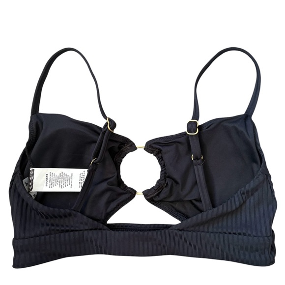 Vitamin A Swim KARA Bikini Top Black Sz 6 - Picture 8 of 10